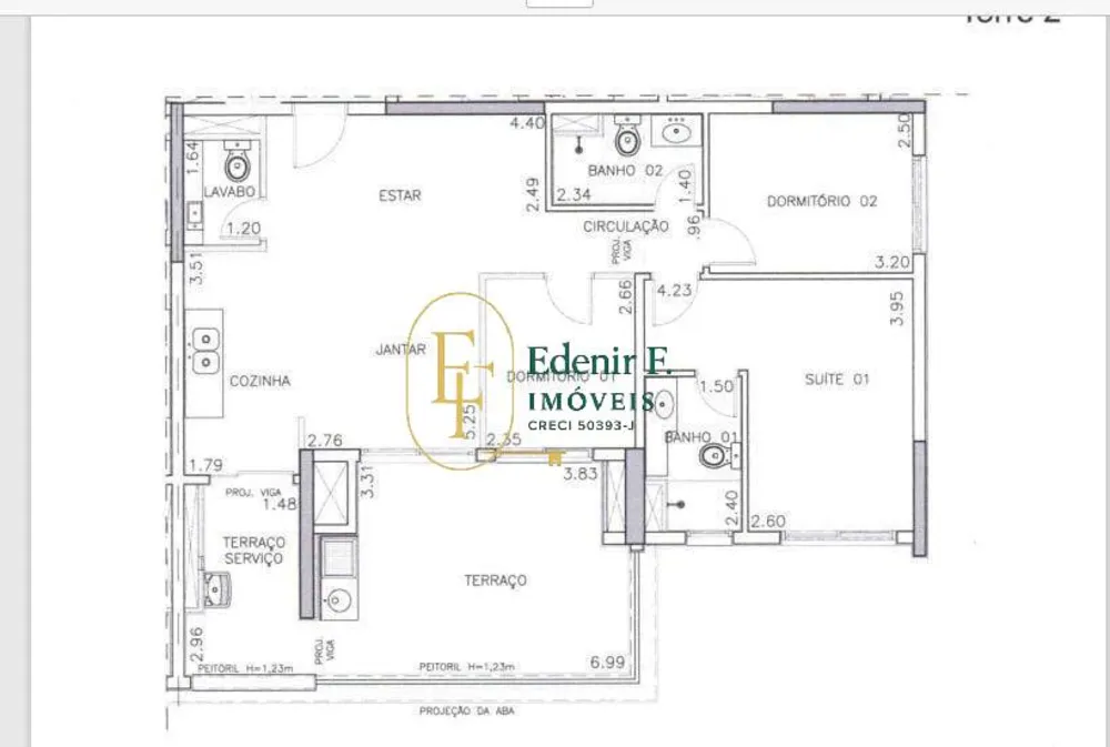 Apartamento, 3 quartos, 96 m² - Foto 2