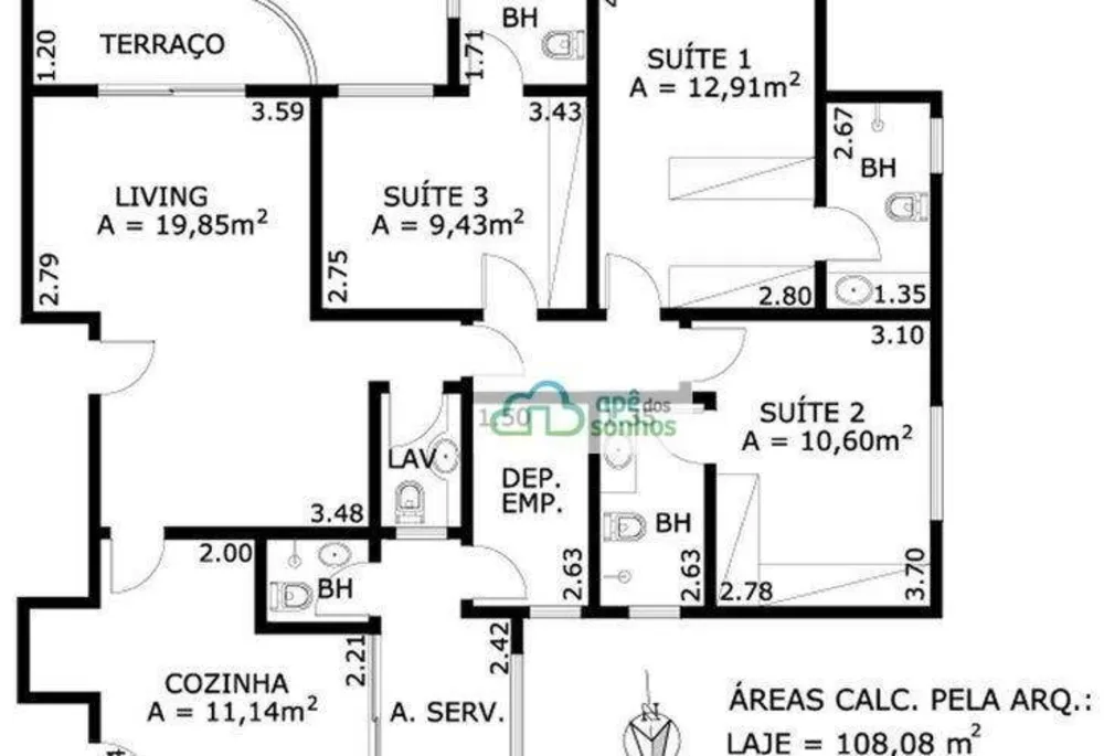 Apartamento, 3 quartos, 110 m² - Foto 20