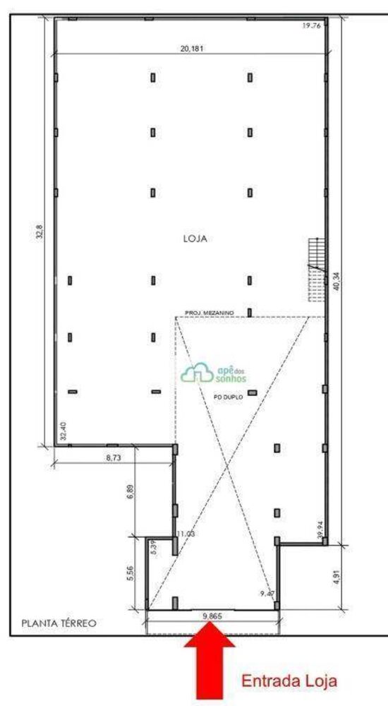 Loja-Salão, 1328 m² - Foto 6