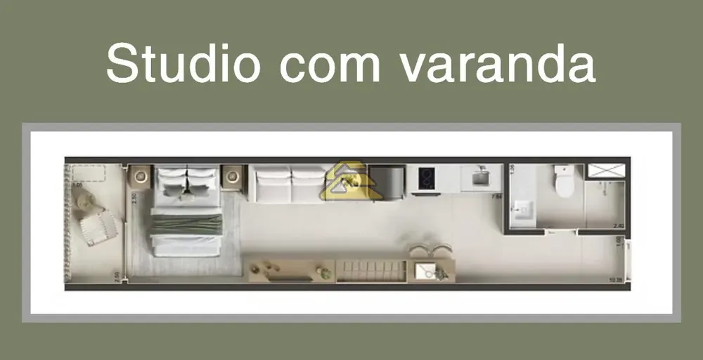 Apartamento, 1 quarto, 31 m² - Foto 7