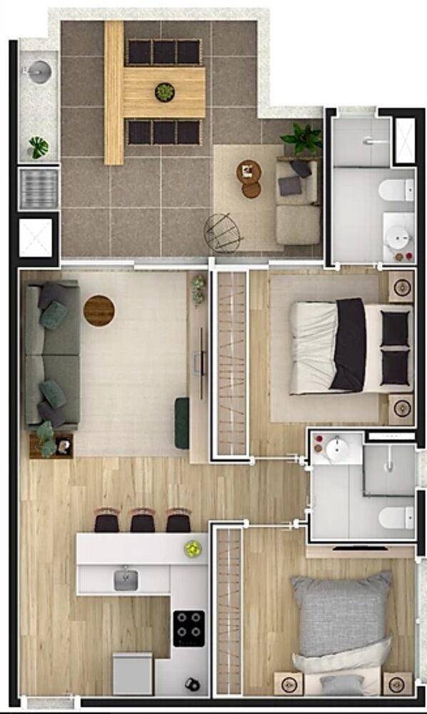 Apartamento, 2 quartos, 71 m² - Foto 4