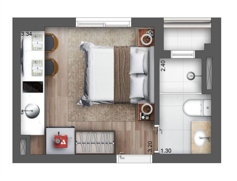 Apartamento, 2 quartos, 47 m² - Foto 4