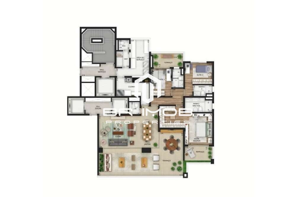 Apartamento, 3 quartos, 207 m² - Foto 7