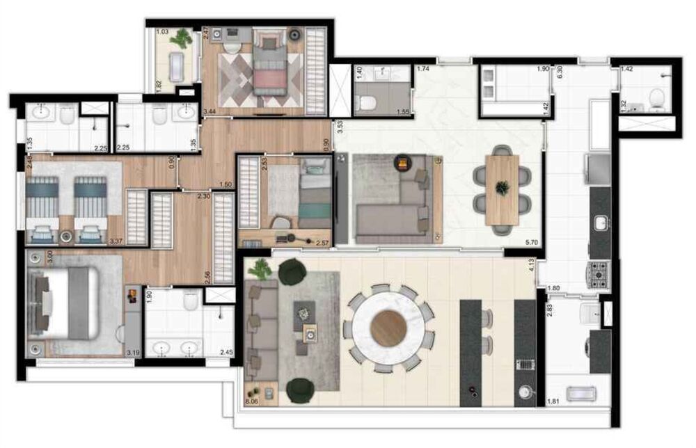 Apartamento, 3 quartos, 120 m² - Foto 16