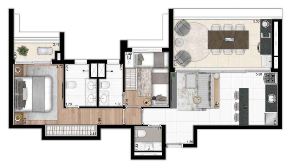 Apartamento, 3 quartos, 120 m² - Foto 14