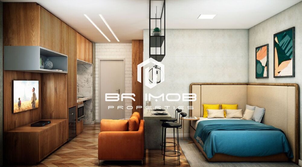 Apartamento à venda com 1 quarto, 30m² - Foto 3