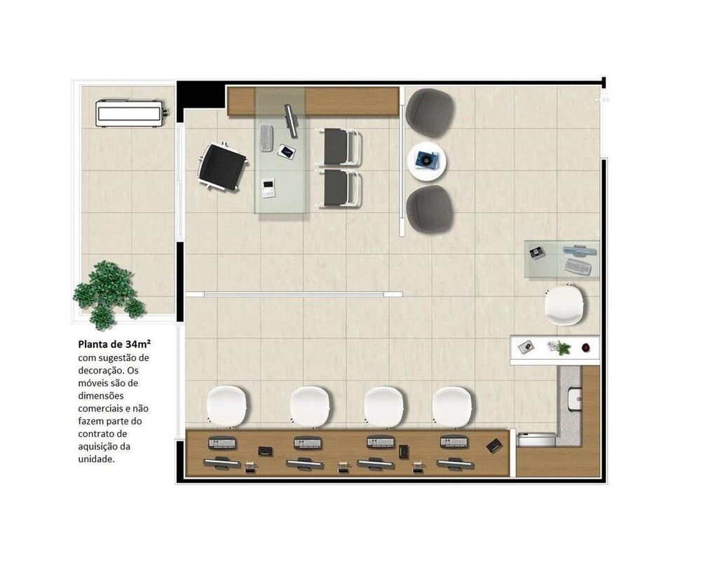 Sala-Conjunto, 34 m² - Foto 19