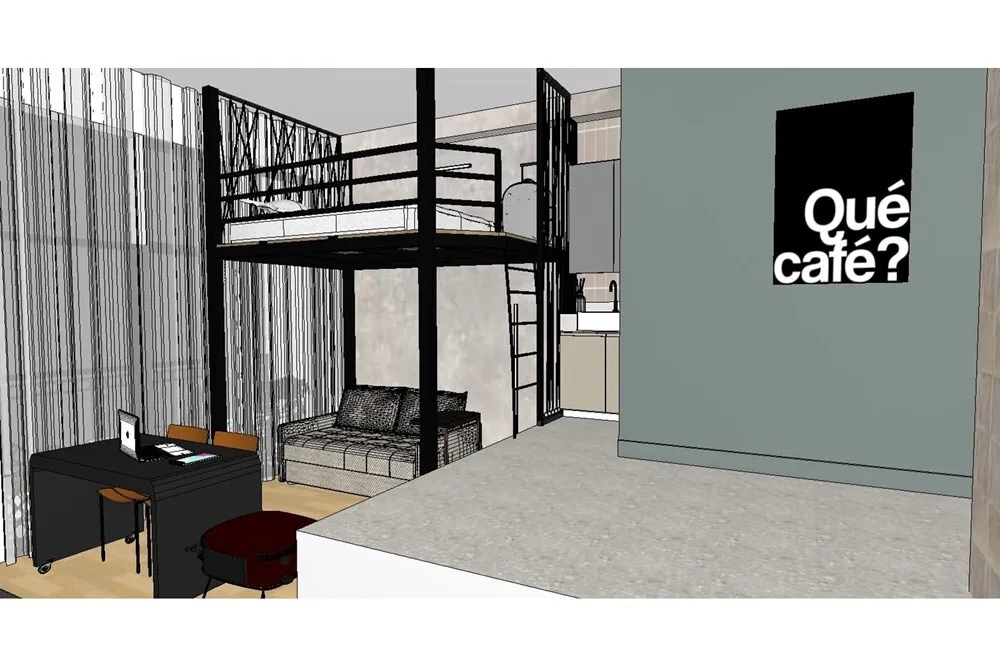 Apartamento, 1 quarto, 21 m² - Foto 4