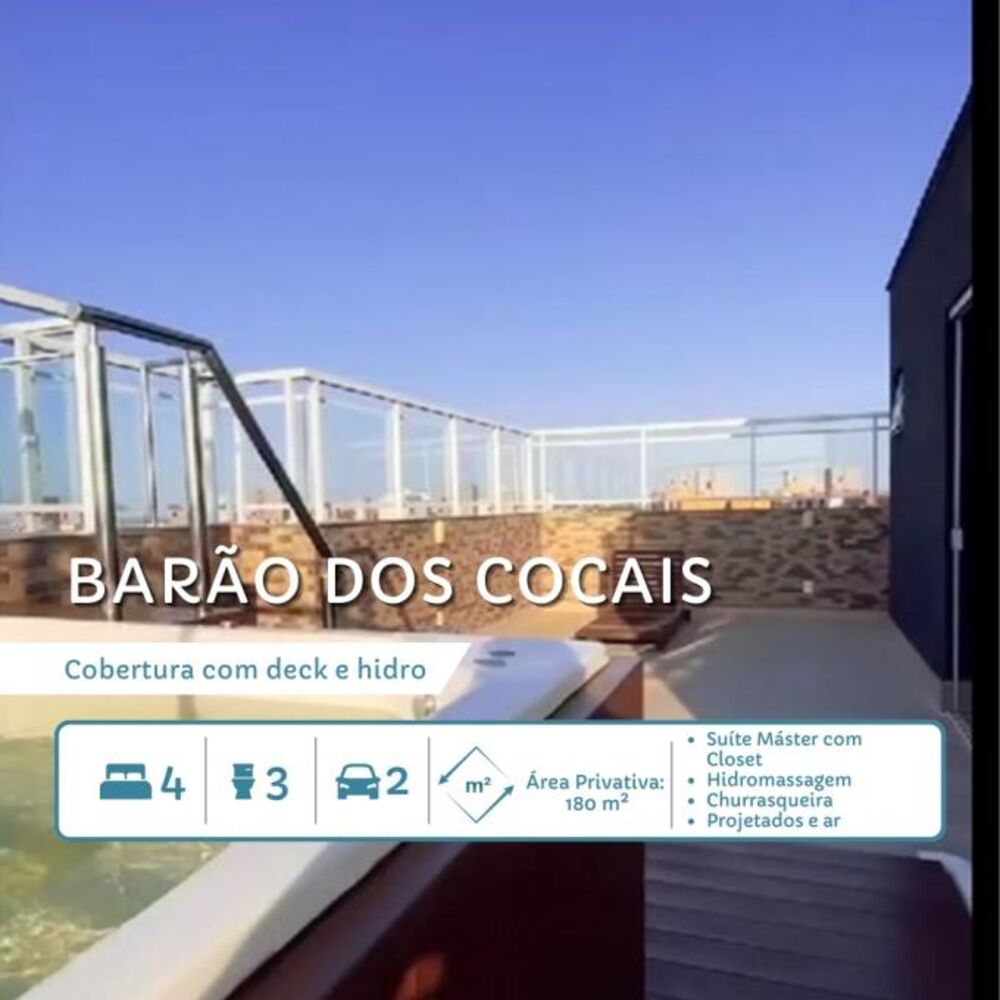 Cobertura, 4 quartos, 180 m² - Foto 1