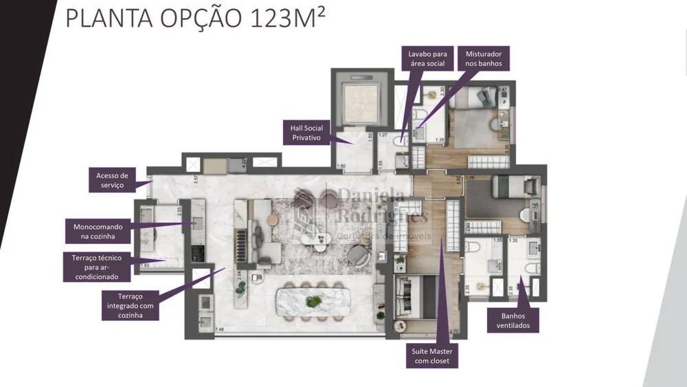 Cobertura, 3 quartos, 258 m² - Foto 2