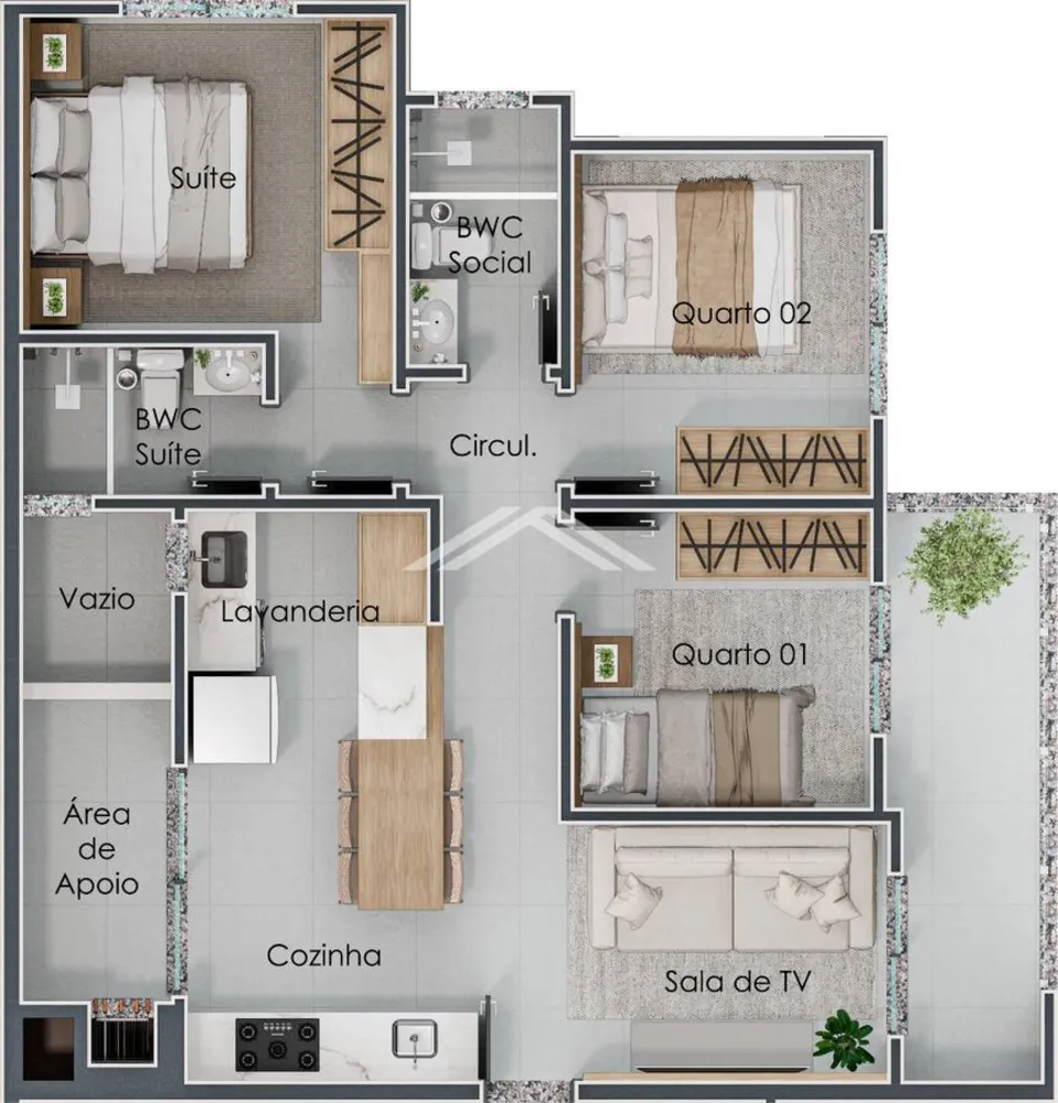 Apartamento, 3 quartos, 77 m² - Foto 20