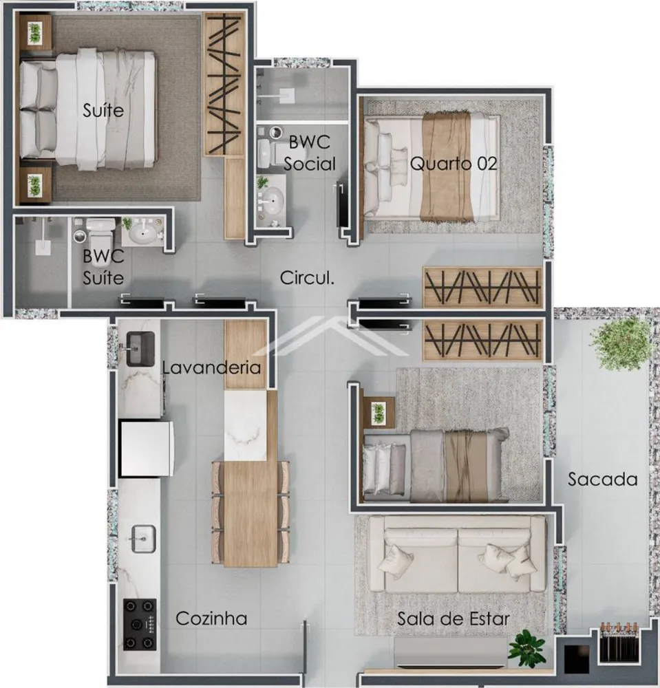 Apartamento, 3 quartos, 77 m² - Foto 19