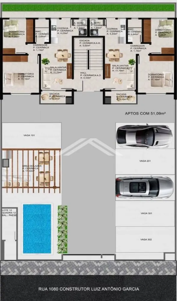 Apartamento, 2 quartos, 51 m² - Foto 7