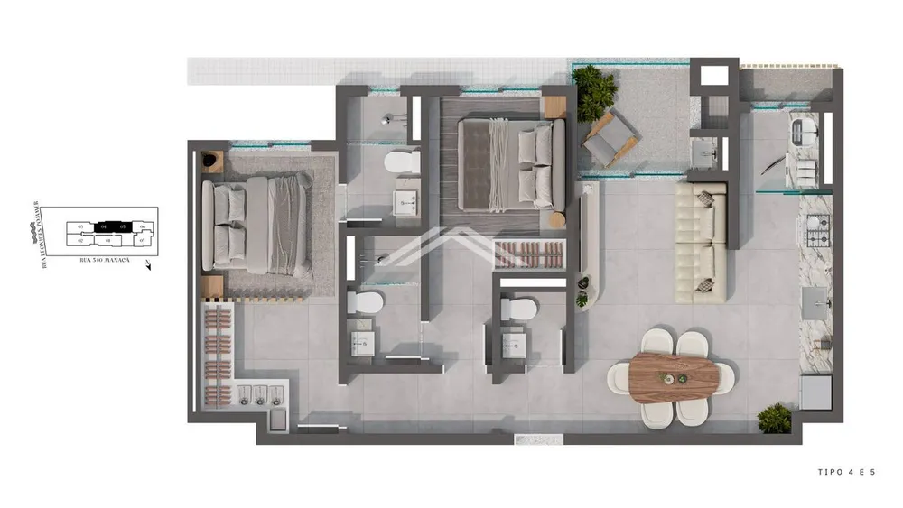 Apartamento, 2 quartos, 115 m² - Foto 12