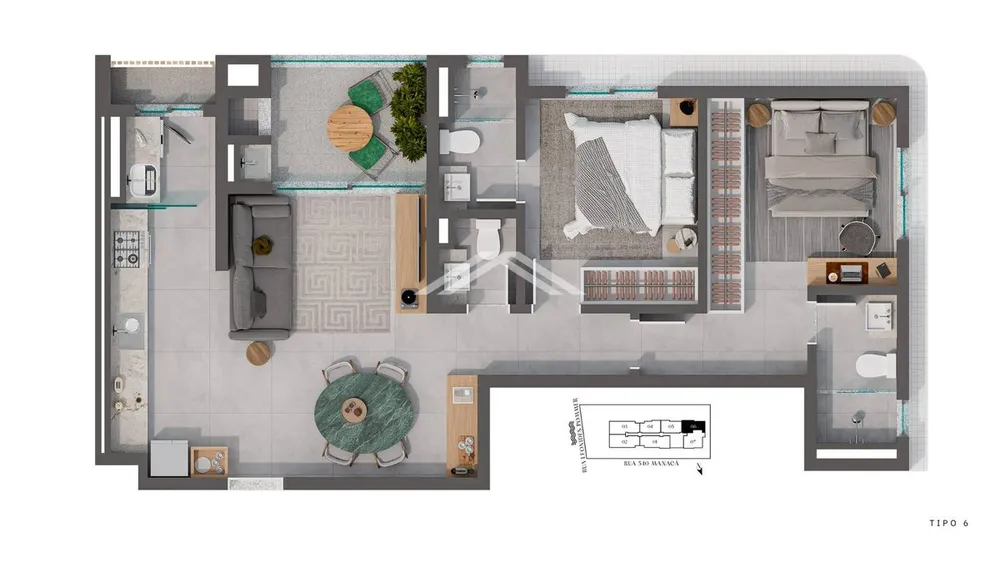 Apartamento, 2 quartos, 115 m² - Foto 13