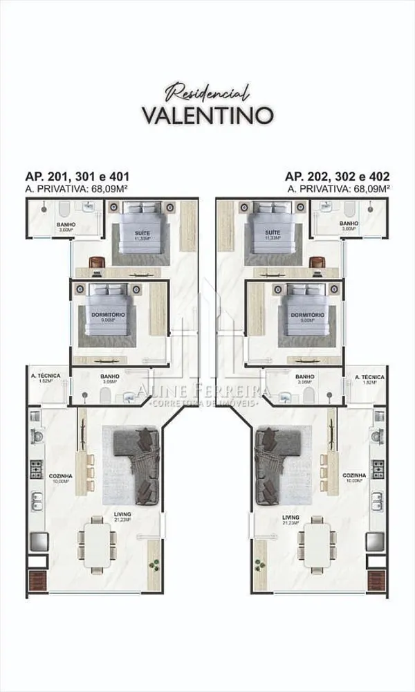 Apartamento, 2 quartos, 62 m² - Foto 4