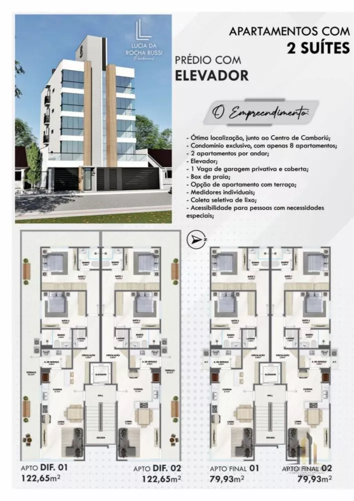 Apartamento à venda com 2 quartos, 122m² - Foto 3