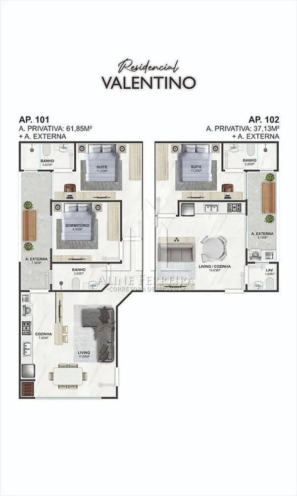 Apartamento, 1 quarto, 62 m² - Foto 2