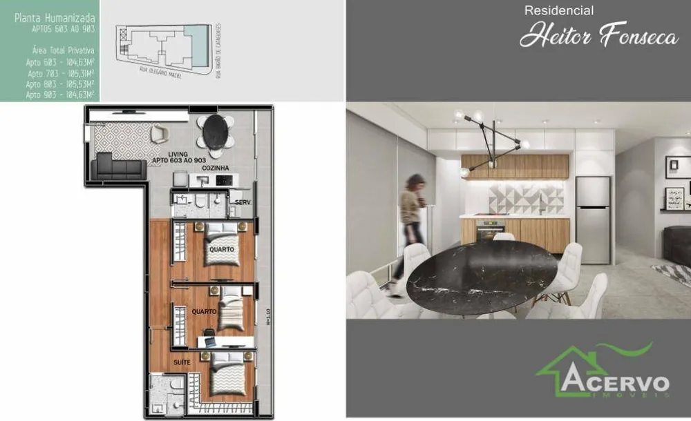 Cobertura, 4 quartos, 186 m² - Foto 1