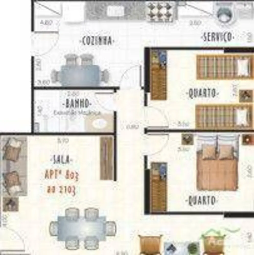 Apartamento, 2 quartos, 62 m² - Foto 2