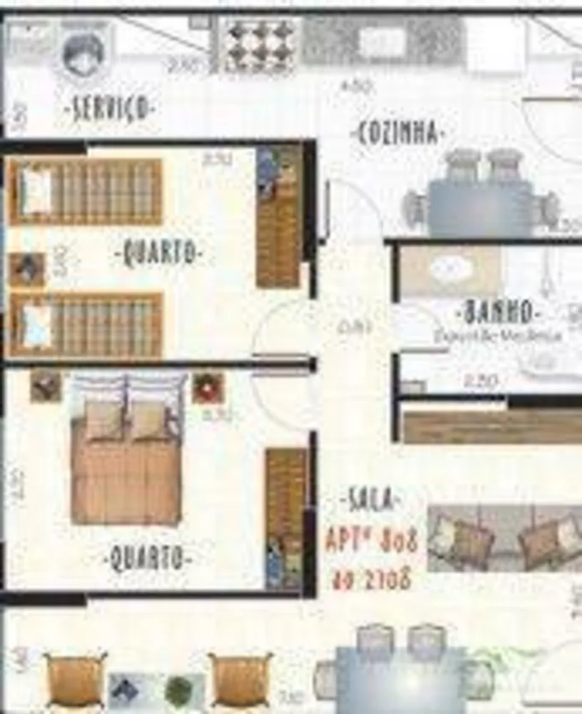 Apartamento, 2 quartos, 62 m² - Foto 3