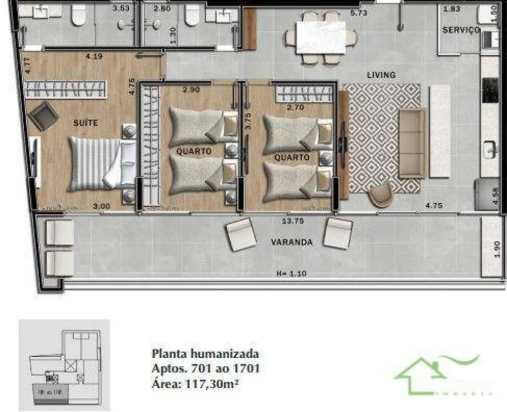 Apartamento, 3 quartos, 219 m² - Foto 4