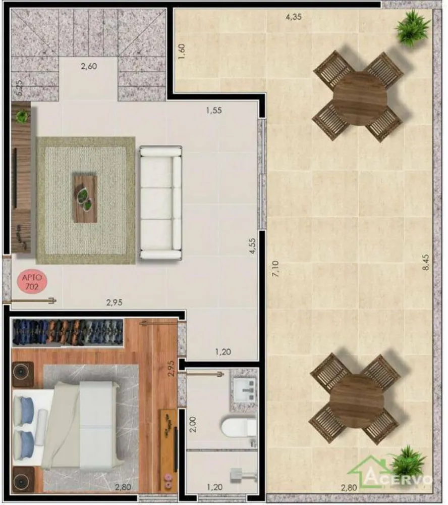 Cobertura, 3 quartos, 148 m² - Foto 3
