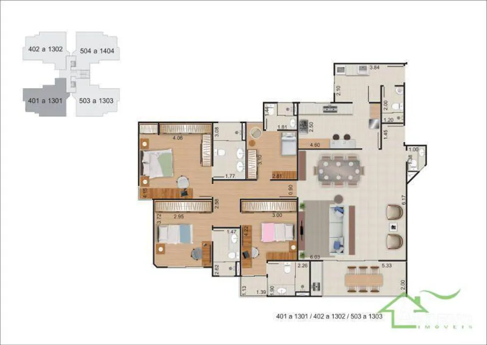 Apartamento, 4 quartos, 160 m² - Foto 4