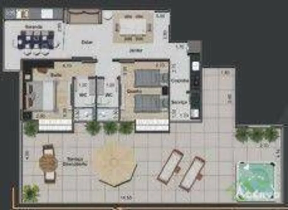 Apartamento, 2 quartos, 147 m² - Foto 3