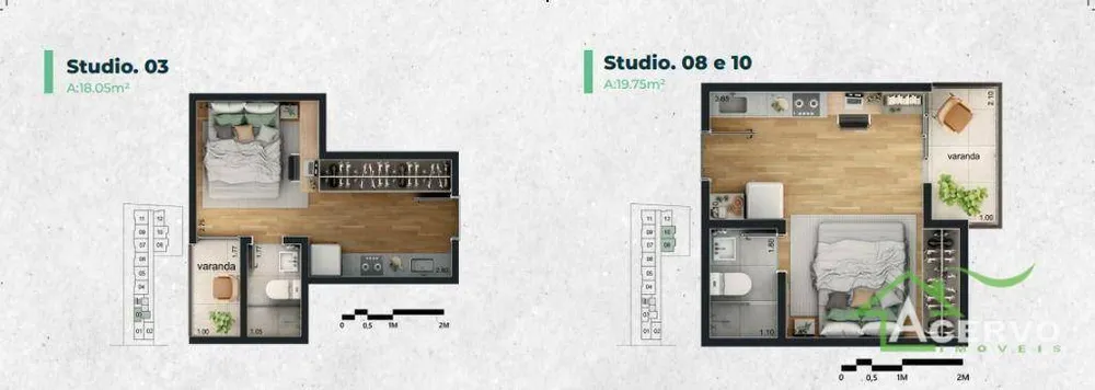 Kitnet-Studio, 21 m² - Foto 4