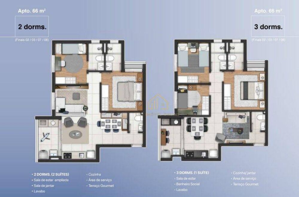 Apartamento, 3 quartos, 65 m² - Foto 4