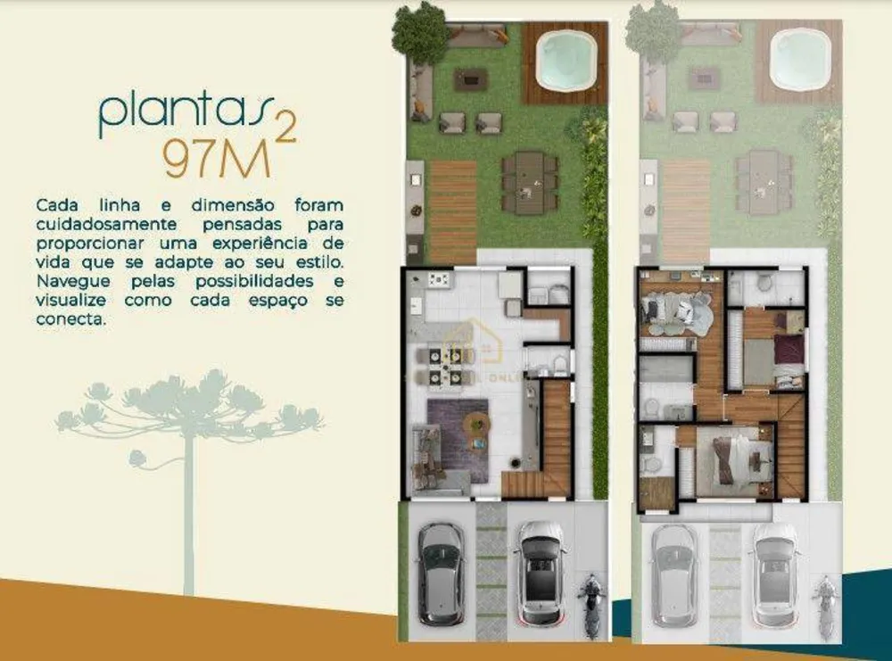 Casa de Condomínio, 3 quartos - Foto 2