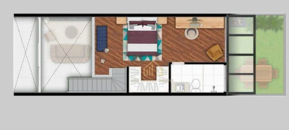 Casa de Condomínio, 1 quarto - Foto 4