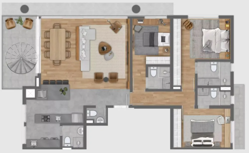 Apartamento, 3 quartos, 167 m² - Foto 12