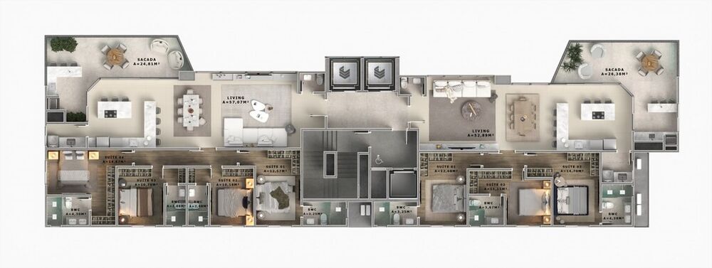 Apartamento, 4 quartos, 173 m² - Foto 19