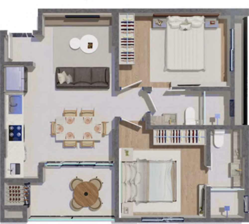 Apartamento, 2 quartos, 60 m² - Foto 13