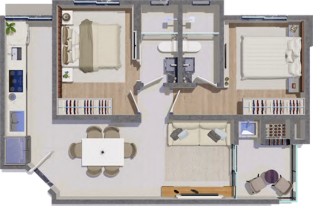 Apartamento, 2 quartos, 60 m² - Foto 10