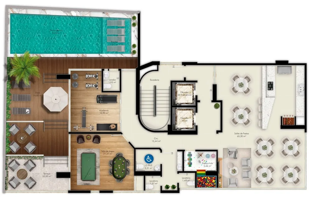 Cobertura, 3 quartos, 210 m² - Foto 10