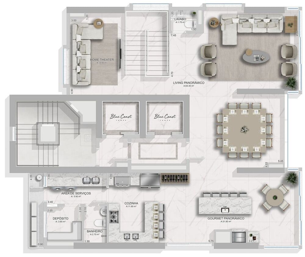 Apartamento, 4 quartos, 164 m² - Foto 9