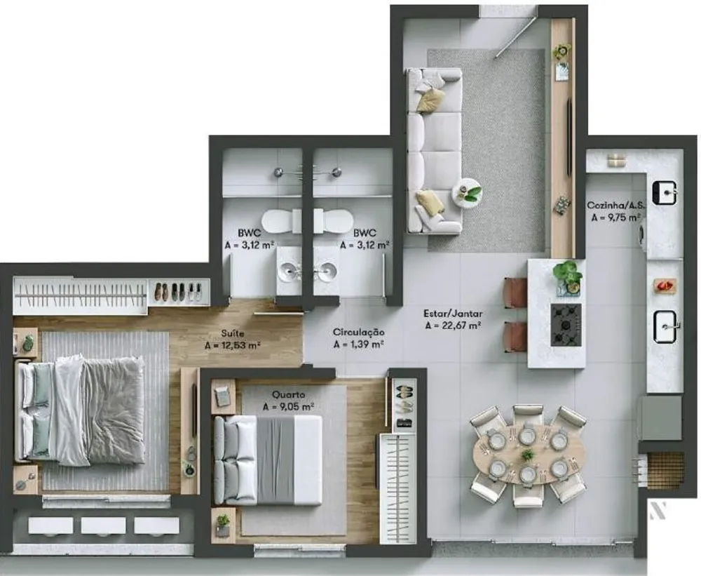 Apartamento, 3 quartos, 95 m² - Foto 11