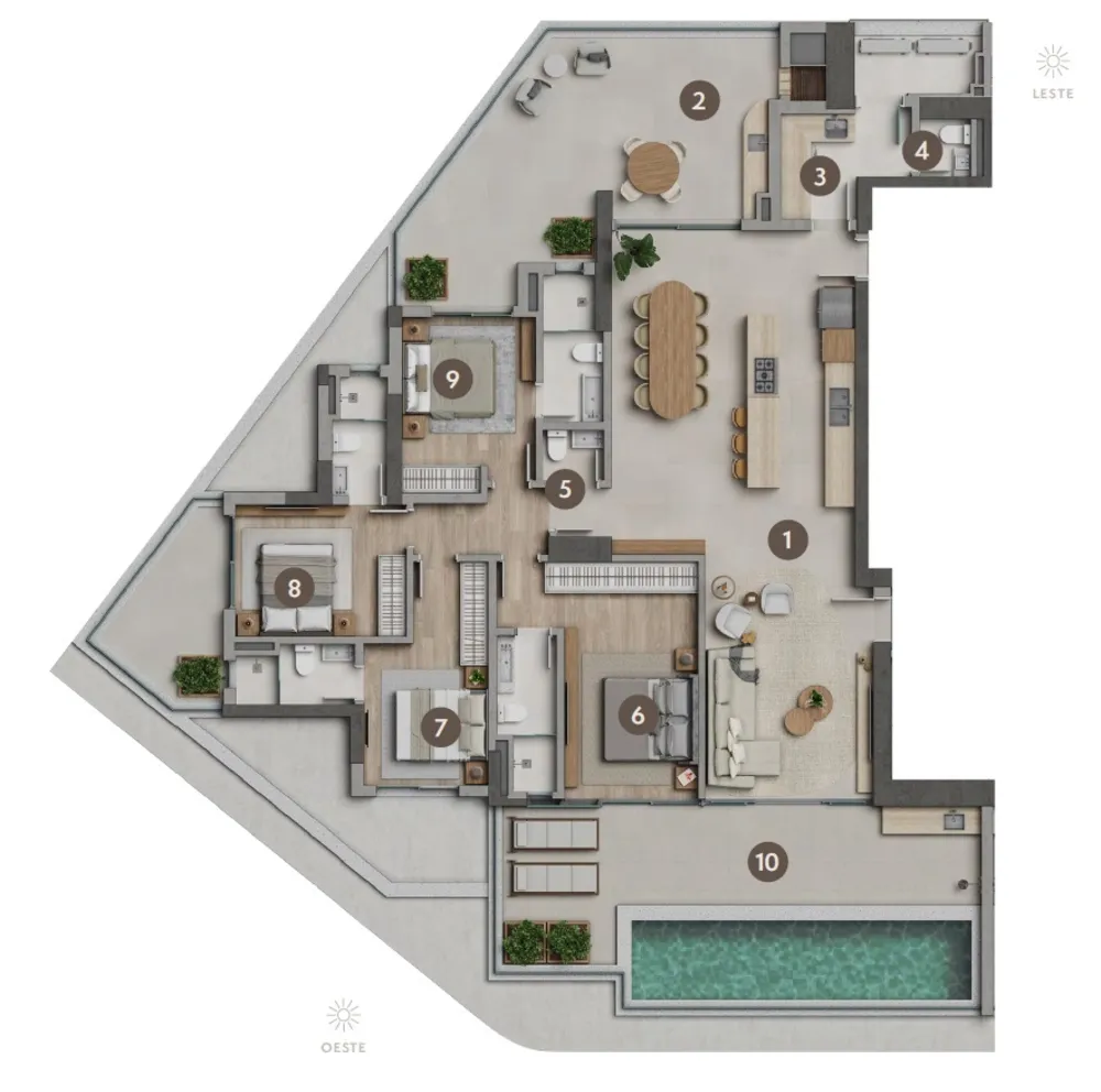 Cobertura, 4 quartos, 390 m² - Foto 17