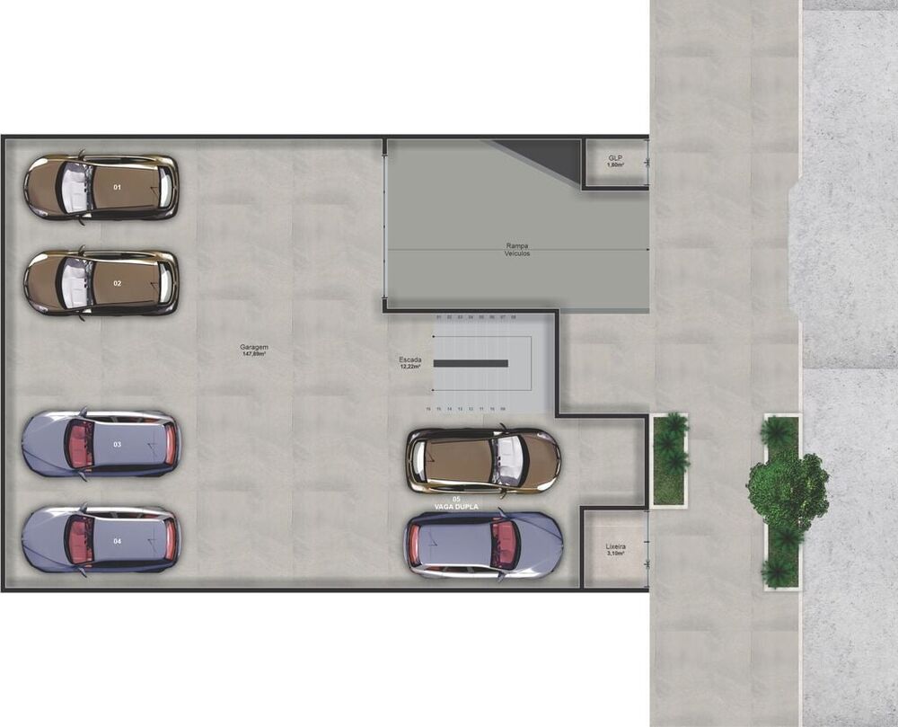 Apartamento à venda com 2 quartos, 71m² - Foto 3