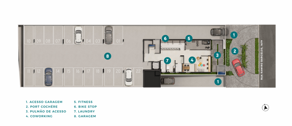 Apartamento, 1 quarto, 34 m² - Foto 3
