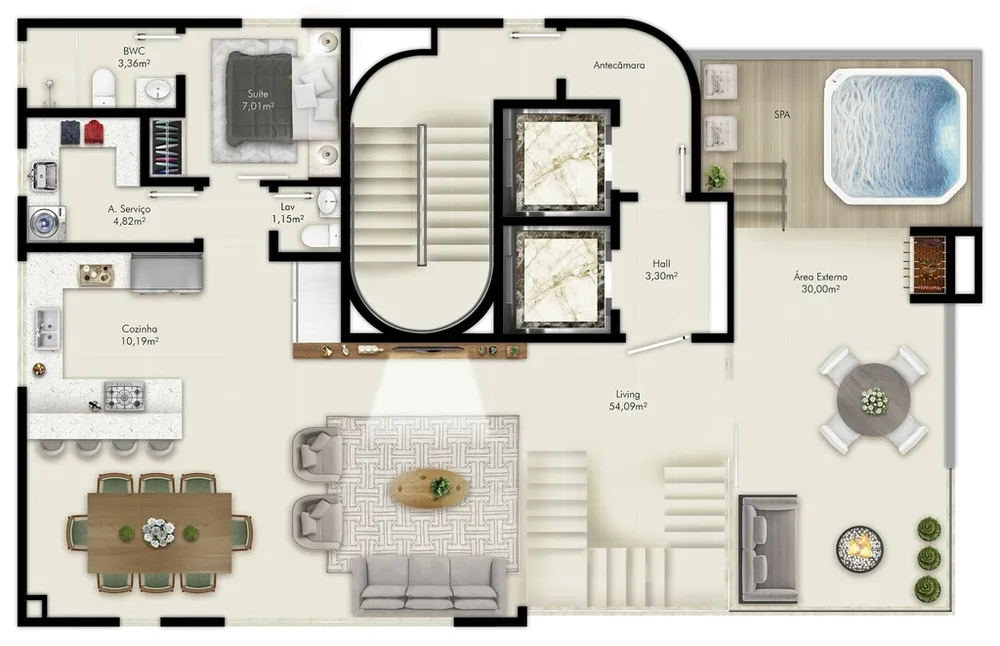 Apartamento, 3 quartos, 125 m² - Foto 8