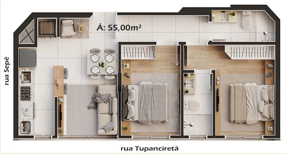 Apartamento, 3 quartos, 89 m² - Foto 3