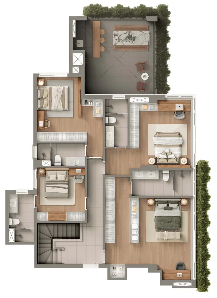 Apartamento, 3 quartos, 145 m² - Foto 12