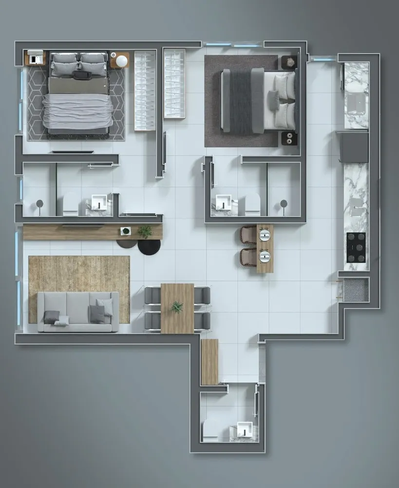 Apartamento, 3 quartos, 92 m² - Foto 8
