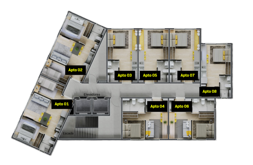 Apartamento, 1 quarto, 21 m² - Foto 17