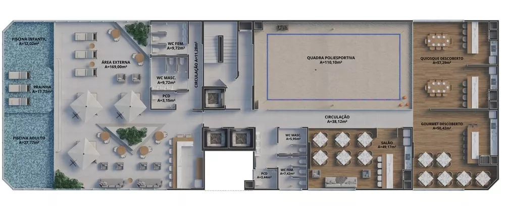 Apartamento, 3 quartos, 134 m² - Foto 2