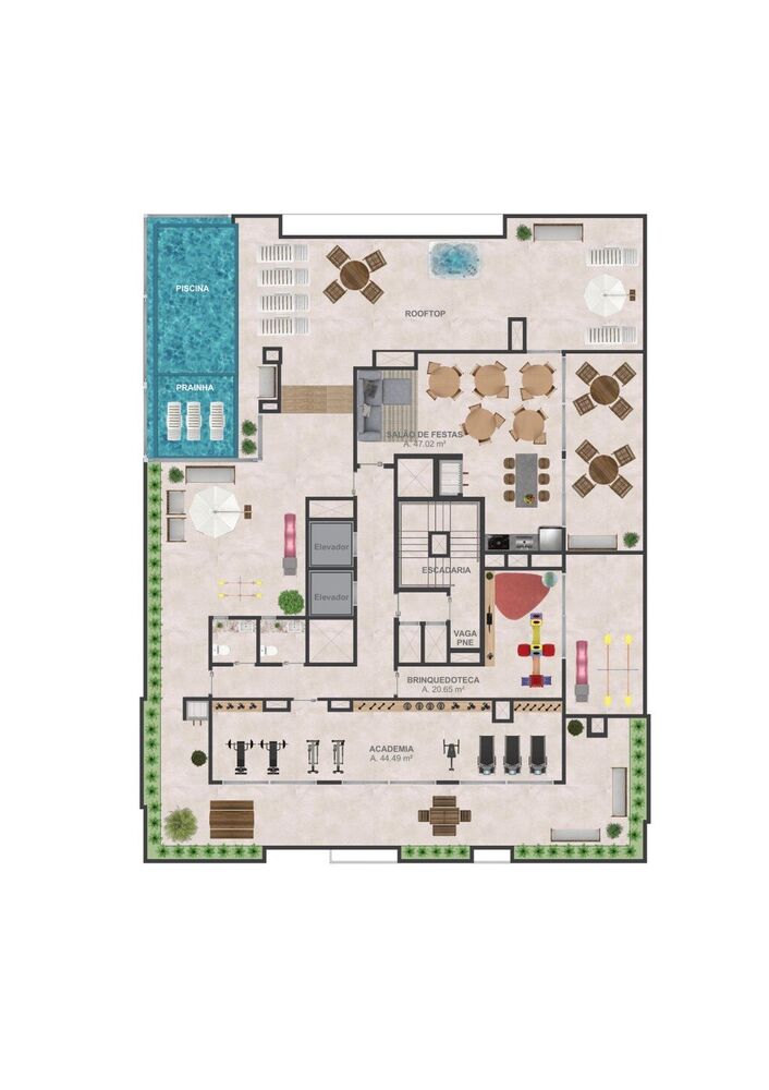 Apartamento, 2 quartos, 64 m² - Foto 1